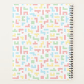 Aangepaste kindernaam Mama Beer Autism Awareness M Planner (Achterkant)