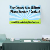 Aangepaste kinderopvang kinderopvang Business Sign Spandoek (Beurs)