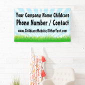 Aangepaste kinderopvang kinderopvang Business Sign Spandoek (Insitu)