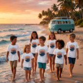 Aangepaste kinderreis t-shirt