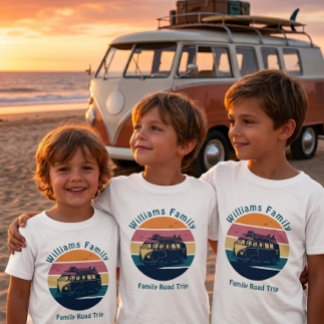 Aangepaste kinderreis t-shirt