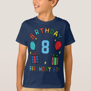 Aangepaste Kinderverjaardag Gepersonaliseerde Leef T-shirt