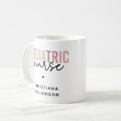 Aangepaste kinderverpleegkundige PEDS verpleegkund Koffiemok (Voorkant links)