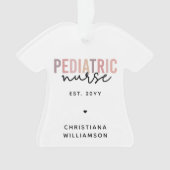Aangepaste kinderverpleegkundige PEDS verpleegkund Ornament (voorkant)