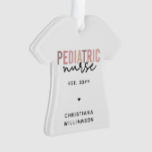 Aangepaste kinderverpleegkundige PEDS verpleegkund Ornament (voorkant)