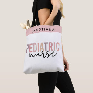 Aangepaste kinderverpleegkundige PEDS verpleegkund Tote Bag