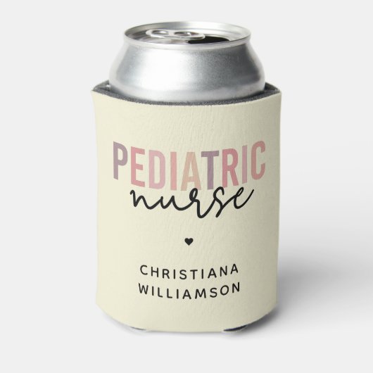 Aangepaste kinderverpleegkundige PEDS-verpleegster Blikjeskoeler (Blikje Achterkant)