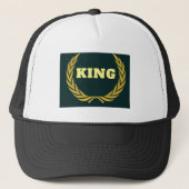 Aangepaste KING Afbeelding en tekst Alfa Slab One  Trucker Pet (Voorkant)