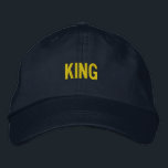 Aangepaste KING Geborduurde Verstelbare Navy-Pet S Pet<br><div class="desc">Verhoog uw casual garderobe met de Custom KING Text Printed Adjustable Pet. Met opvallende "KING" borduurwerk in gedurfde letters,  dit marine pet combineert stijl en comfort. De verstelbare riem zorgt voor een knusse,  gepersonaliseerde pasvorm voor de hele dag draag.</div>
