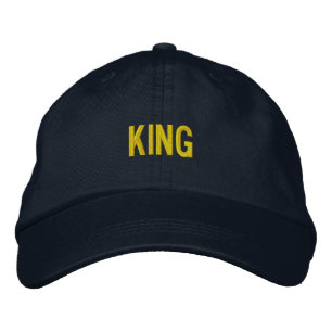 Aangepaste KING Geborduurde Verstelbare Navy-Pet S Pet
