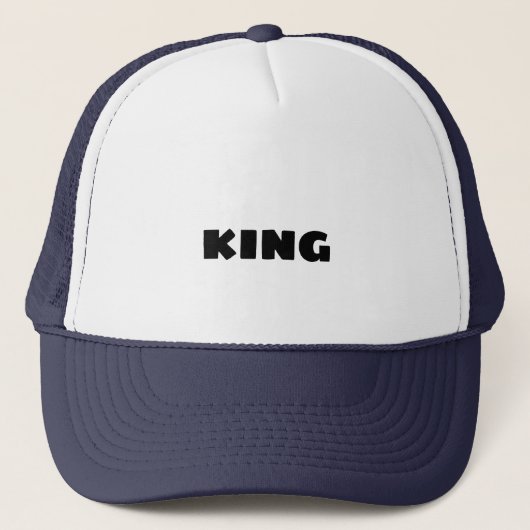 Aangepaste King tekst naam Petten Petten Cool Truc (Voorkant)