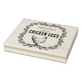 Aangepaste kippeneieren, klein bedrijf rubberstempel (Stempel)