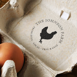 Aangepaste  kippeneieren  zelfinktende stempel