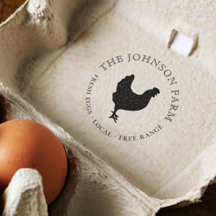 Aangepaste  kippeneieren  zelfinktende stempel