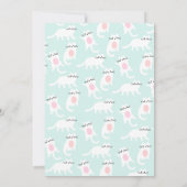 Aangepaste Kittens-notiecards Bedankkaart (Achterkant)