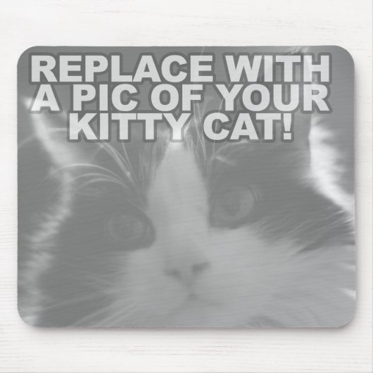 Aangepaste Kitty Kat Muismat (Voorkant)