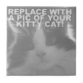 Aangepaste Kitty Kat Tegeltje (Voorkant)