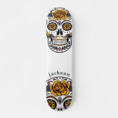 Aangepaste klaag geïllustreerd Skull Skateboard (Voorkant)