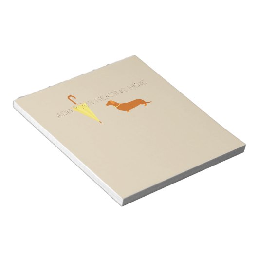 Aangepaste klaploper in stijl notitieblok (Schuin)