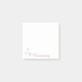 Aangepaste klaploper met lantaarn en bloemen post-it® notes (Voorkant)