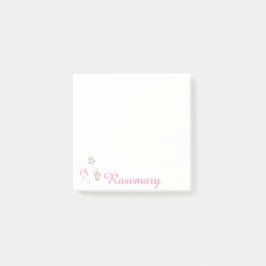 Aangepaste klaploper met lantaarn en bloemen post-it® notes