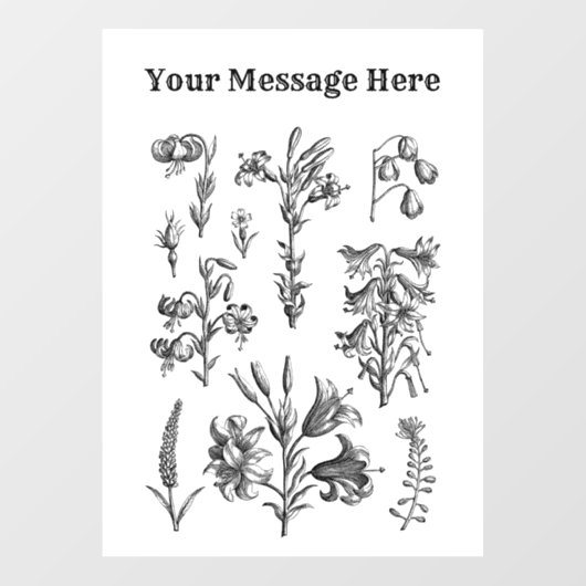 Aangepaste  klare ventilatorset zwarte lijn raamsticker (Vel)