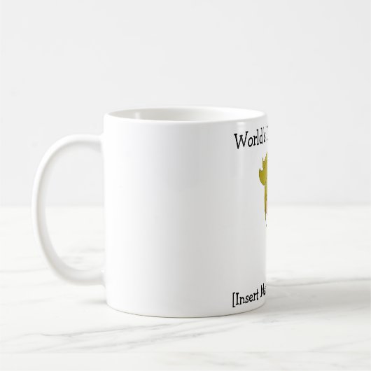 Aangepaste klare Vrouw blauw-ogen Koffiemok (Links)