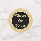 Aangepaste klas reünie tafel confetti! confetti (Kleine voorkant)