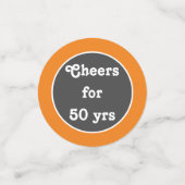 Aangepaste klas reünie tafel confetti! confetti (Kleine voorkant)