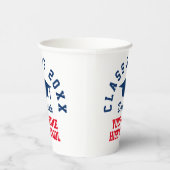 Aangepaste klas van 2025 middelbare school afstude papieren bekers (Rechts)