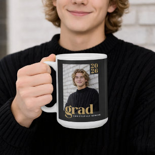 Aangepaste Klas van 2026 Foto Afstudeergeschenk Koffiemok