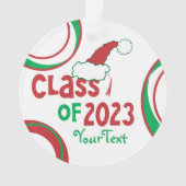 Aangepaste klasse 2023 © Afstudeerder Tassel Holid Ornament (voorkant)