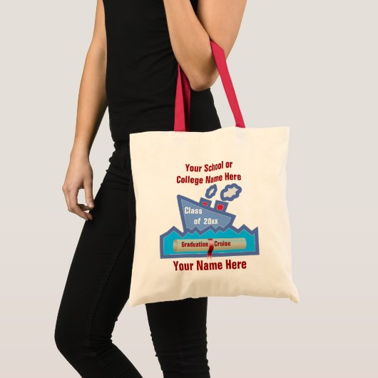 Aangepaste klasse afstuderen tote bag (Voorkant (product))