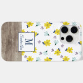 Aangepaste Klasse Lentebloemen Bloem Kunstpatroon Case-Mate iPhone Case (Achterkant (horizontaal))