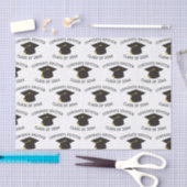 Aangepaste klasse met 20xx zwart gegraveerde Cap-c Tissuepapier (Craft)