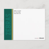 Aangepaste klasse Reunion Save-the-Date kondiging Briefkaart (Achterkant)