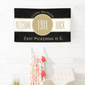Aangepaste klasse Reunion Welkome back-banner Spandoek (Insitu)