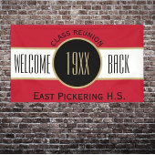 Aangepaste klasse Reunion Welkome back-banner Spandoek