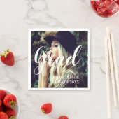 Aangepaste Klasse van 2023 Foto Afstuderen Typogra Servet (Insitu)