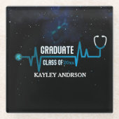 Aangepaste klasse van 2025 toekomstige arts glazen onderzetter (Voorkant)