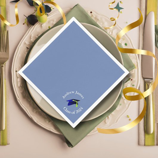 Aangepaste klasse van 2026 Graduation Cap Servet