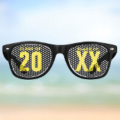 Aangepaste KLASSE van Afstuderen Fun Retro Zonnebril