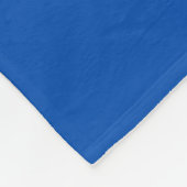 Aangepaste klasse van Afstuderen Royal Blue Fleece Deken (Hoek)