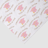 Aangepaste klasse van de 20xx roze korpschotel tissuepapier (Detail)