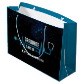 Aangepaste klasse van de toekomstige verpleegkundi groot cadeauzakje (Achterkant Gekanteld)