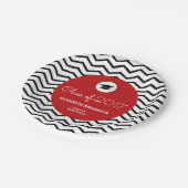 Aangepaste klasse van het Chevron Red Afstudeerder Papieren Bordje (Gekanteld)