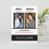 Aangepaste klasse van tweekleppige graden in rood kaart (Staand voorkant)