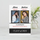 Aangepaste klasse van tweekleppige graden in rood kaart (Staand voorkant)