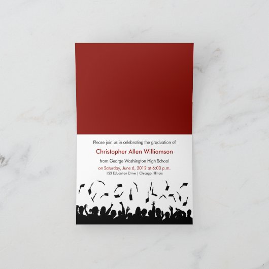 Aangepaste klasse van [YEAR] Afstuderen Aankondigi (Binnen)