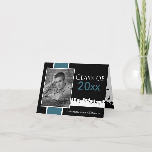 Aangepaste klasse van [YEAR] Afstuderen Aankondigi (Voorkant)